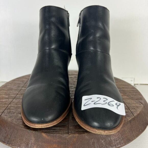 MADEWELL Boots Women's Size 10 Black The Rosie Ankle Leather MA434 Western - Picture 13 of 13